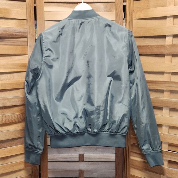 Ci Sono Originals Olive Green Orange Jacket Patches Women Size S Polyester - Picture 2 of 6